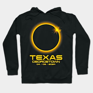 Georgetown Texas Tx Total Solar Eclipse 2024 Hoodie